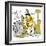 Hazel Cartoon-Ted Key-Framed Giclee Print