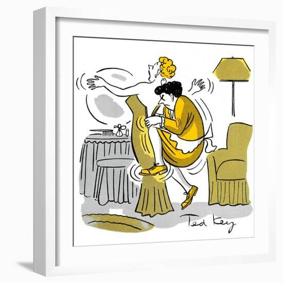 Hazel Cartoon-Ted Key-Framed Giclee Print