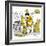 Hazel Cartoon-Ted Key-Framed Giclee Print