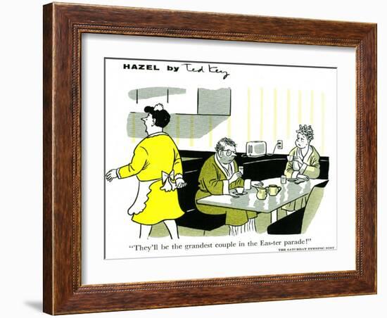 Hazel Cartoon-Ted Key-Framed Giclee Print