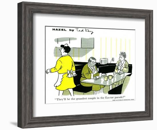 Hazel Cartoon-Ted Key-Framed Giclee Print