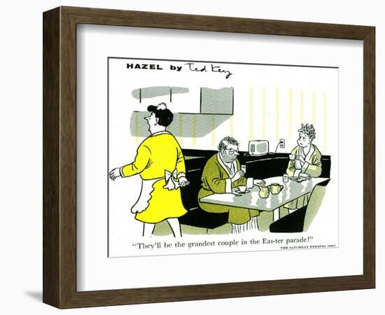 Hazel Cartoon-Ted Key-Framed Giclee Print