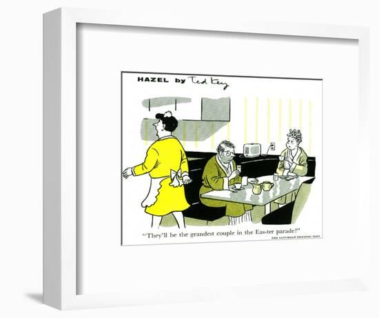 Hazel Cartoon-Ted Key-Framed Giclee Print