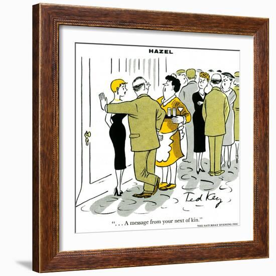 Hazel Cartoon-Ted Key-Framed Giclee Print