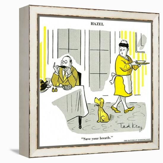 Hazel Cartoon-Ted Key-Framed Premier Image Canvas