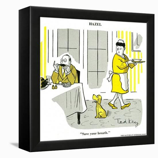 Hazel Cartoon-Ted Key-Framed Premier Image Canvas