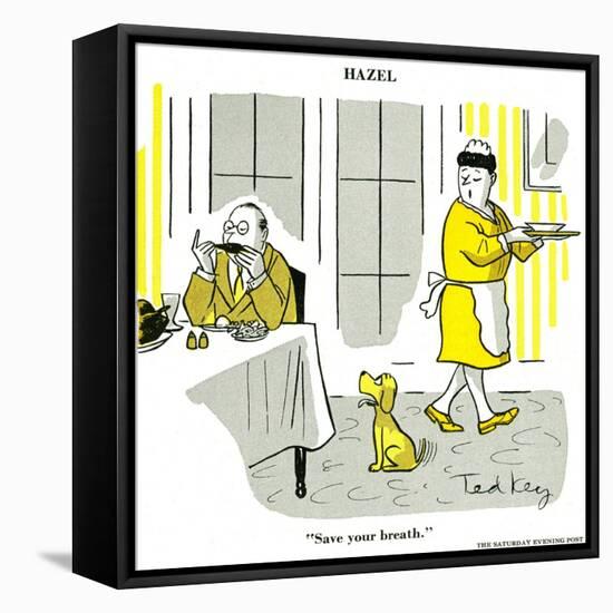 Hazel Cartoon-Ted Key-Framed Premier Image Canvas