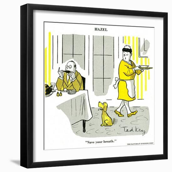 Hazel Cartoon-Ted Key-Framed Giclee Print