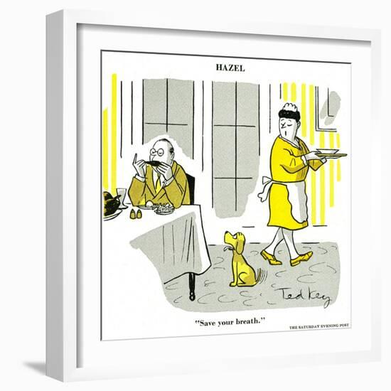 Hazel Cartoon-Ted Key-Framed Giclee Print