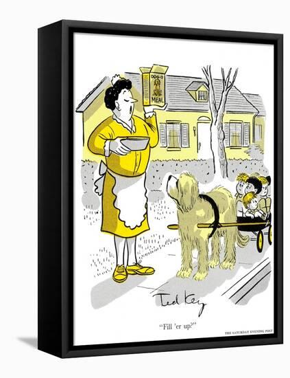 Hazel Cartoon-Ted Key-Framed Premier Image Canvas