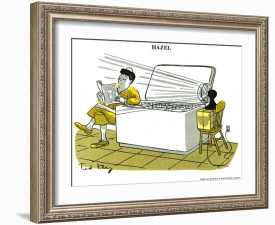 Hazel Cartoon-Ted Key-Framed Giclee Print