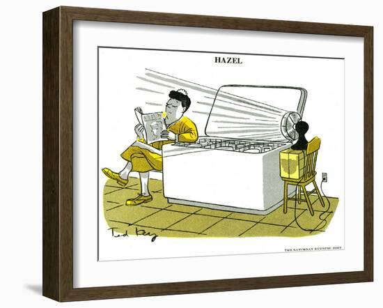 Hazel Cartoon-Ted Key-Framed Giclee Print