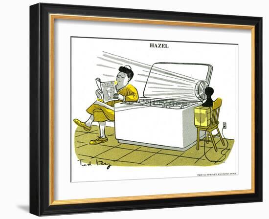 Hazel Cartoon-Ted Key-Framed Giclee Print