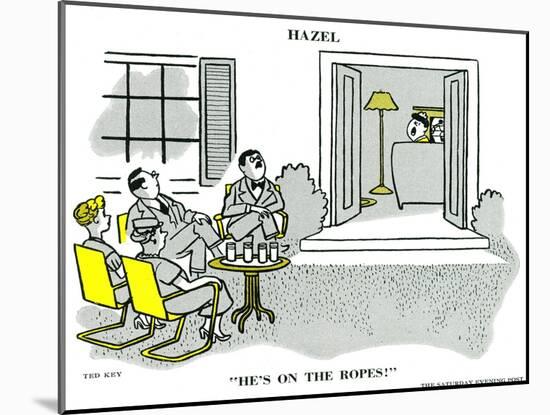 Hazel Cartoon-Ted Key-Mounted Giclee Print