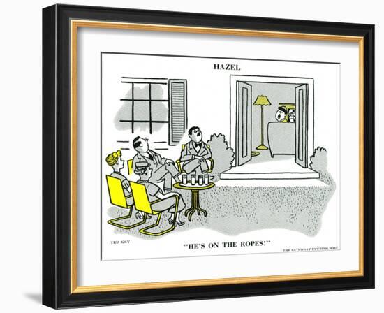 Hazel Cartoon-Ted Key-Framed Giclee Print