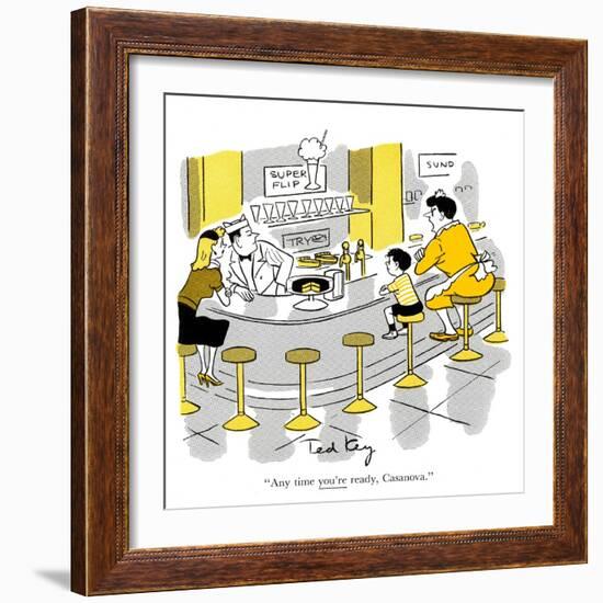 Hazel Cartoon-Ted Key-Framed Giclee Print