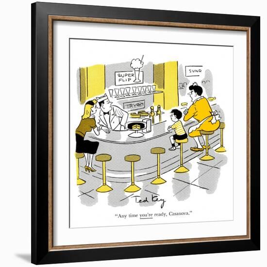 Hazel Cartoon-Ted Key-Framed Giclee Print