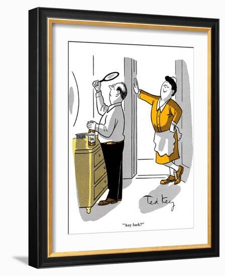 Hazel Cartoon-Ted Key-Framed Giclee Print