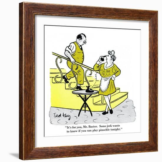 Hazel Cartoon-Ted Key-Framed Giclee Print