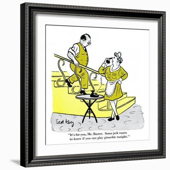 Hazel Cartoon-Ted Key-Framed Giclee Print