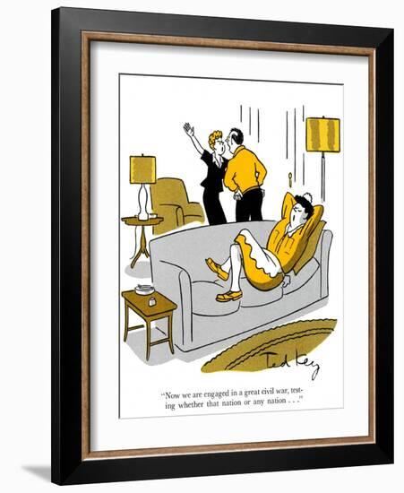 Hazel Cartoon-Ted Key-Framed Giclee Print