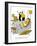 Hazel Cartoon-Ted Key-Framed Giclee Print