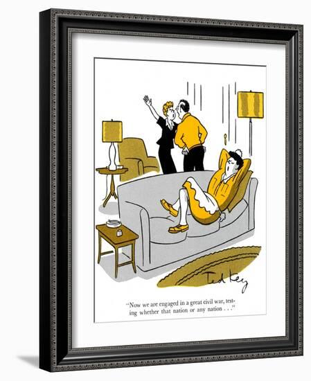 Hazel Cartoon-Ted Key-Framed Giclee Print