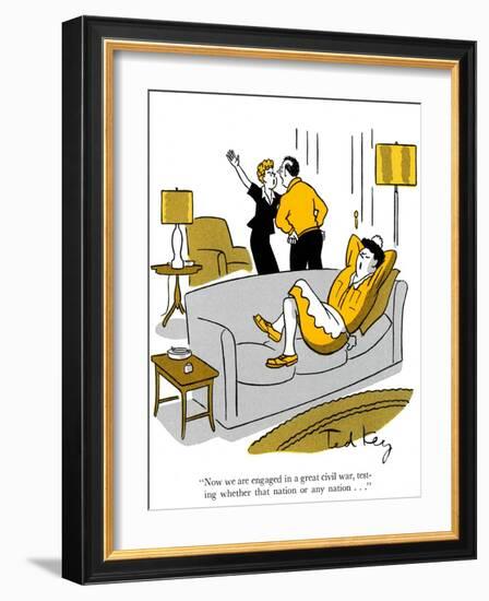 Hazel Cartoon-Ted Key-Framed Giclee Print