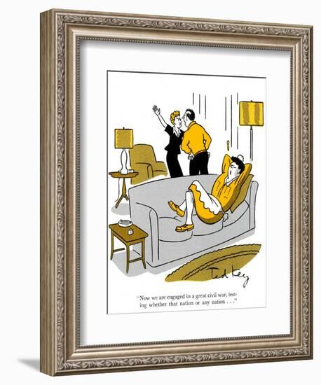 Hazel Cartoon-Ted Key-Framed Giclee Print