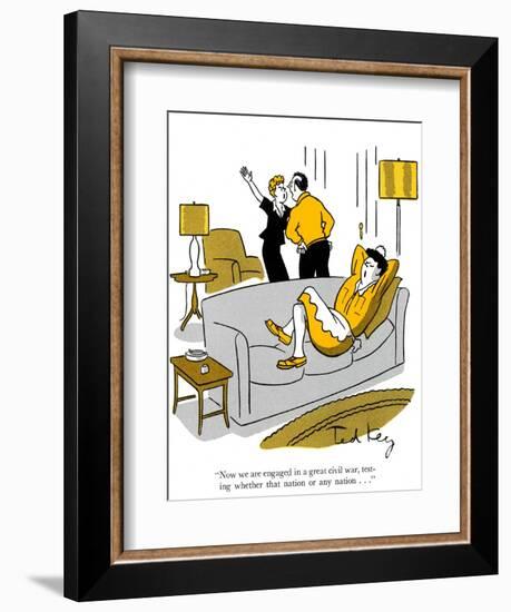 Hazel Cartoon-Ted Key-Framed Giclee Print