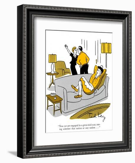 Hazel Cartoon-Ted Key-Framed Giclee Print