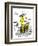 Hazel Cartoon-Ted Key-Framed Giclee Print