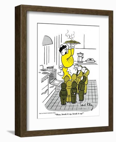 Hazel Cartoon-Ted Key-Framed Giclee Print