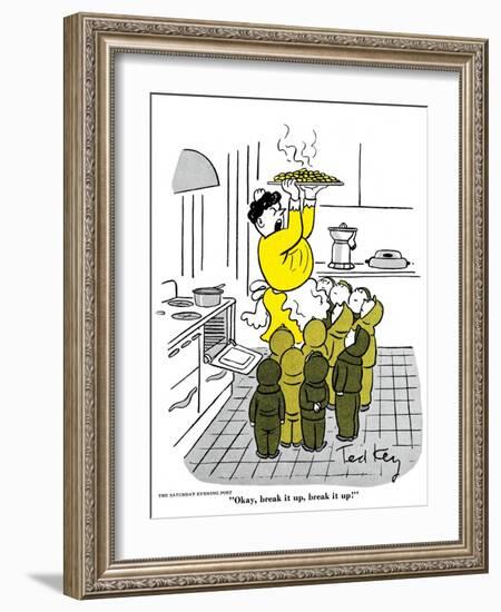 Hazel Cartoon-Ted Key-Framed Giclee Print