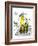 Hazel Cartoon-Ted Key-Framed Giclee Print