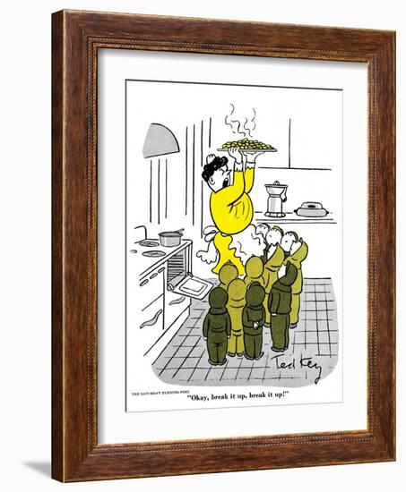 Hazel Cartoon-Ted Key-Framed Giclee Print