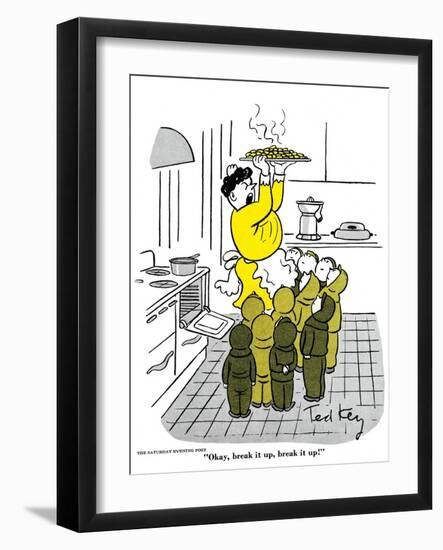 Hazel Cartoon-Ted Key-Framed Giclee Print