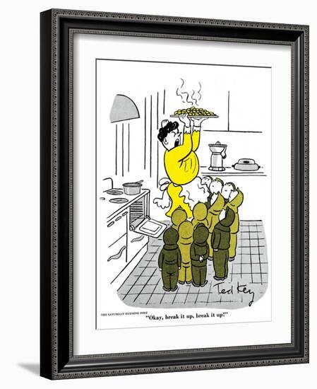 Hazel Cartoon-Ted Key-Framed Giclee Print