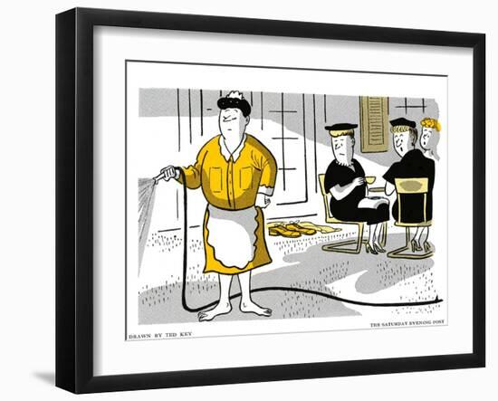 Hazel Cartoon-Ted Key-Framed Giclee Print