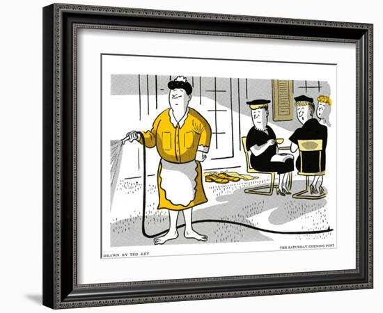 Hazel Cartoon-Ted Key-Framed Giclee Print