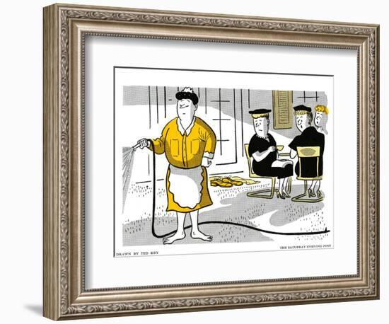 Hazel Cartoon-Ted Key-Framed Giclee Print