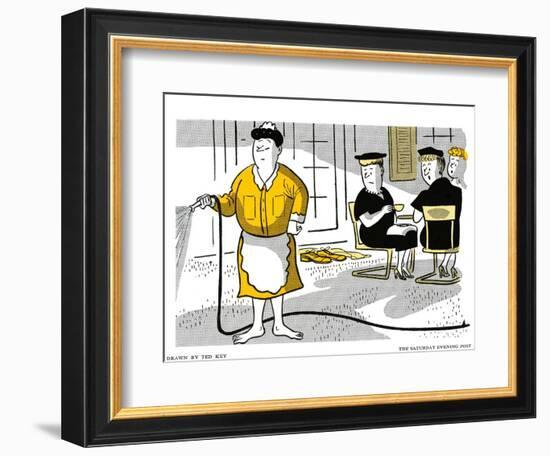 Hazel Cartoon-Ted Key-Framed Giclee Print