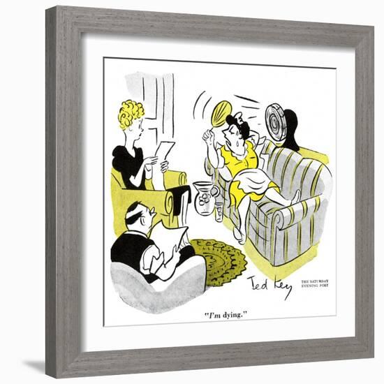 Hazel Cartoon-Ted Key-Framed Giclee Print