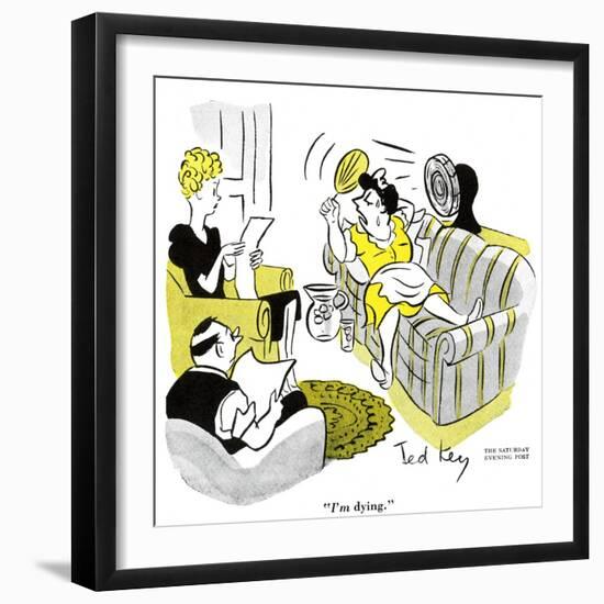 Hazel Cartoon-Ted Key-Framed Giclee Print