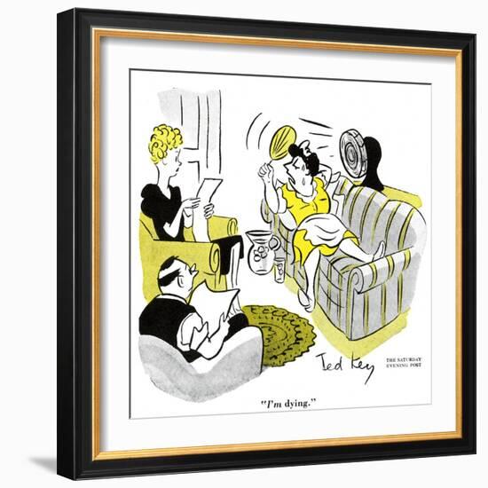 Hazel Cartoon-Ted Key-Framed Giclee Print