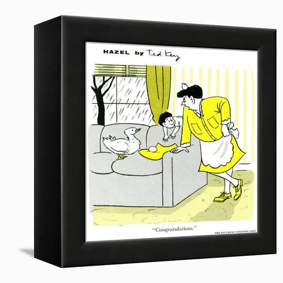 Hazel Cartoon-Ted Key-Framed Premier Image Canvas