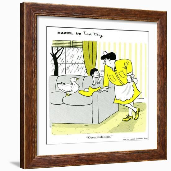 Hazel Cartoon-Ted Key-Framed Giclee Print