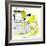 Hazel Cartoon-Ted Key-Framed Giclee Print