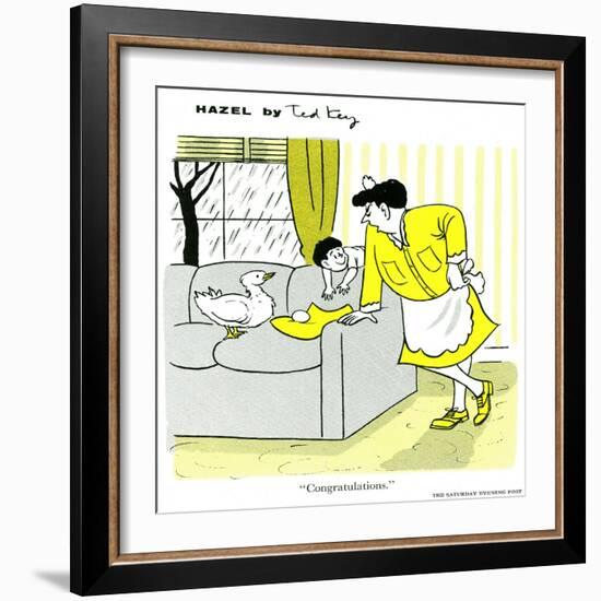 Hazel Cartoon-Ted Key-Framed Giclee Print