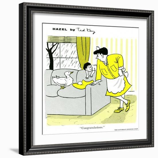 Hazel Cartoon-Ted Key-Framed Giclee Print